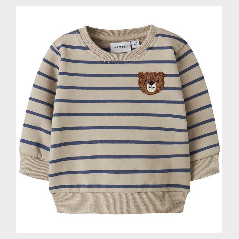 Name It Sweatshirt - NbmDaddel - Chateau Gray