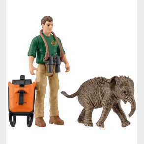 Schleich Pocket Set - Researcher On An Excursion - 81476