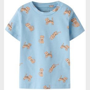 Name It T-shirt - NbmVroels - Airy Blue/Tiger