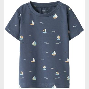 Name It T-shirt - NbmVroels - Vintage Indigo/Boat
