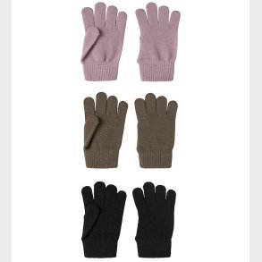 Name It Handsker - Noos - NknMagic - 3-pak - Keepsake Lilac/FOSS