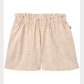 Wheat Shorts - Sandy - Coral Flowers