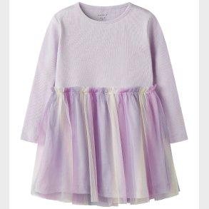 Name It Kjole - NmfDotiana - Lavender Fog