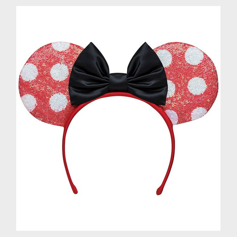 Disguise Udkl�dning - H�rb�nd - Red With White Dot Minnie Ears