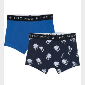 The New Boxershorts - 2-pak - Bl�/Navy Blazer AOP
