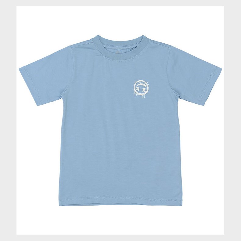 The New T-shirt - TnSander - Forever Blue m. Hvid