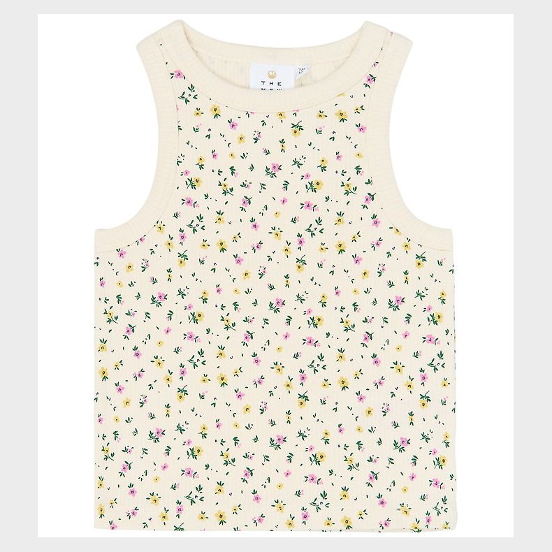 The New Tanktop - Rib - TnSummer - Gardenia AOP