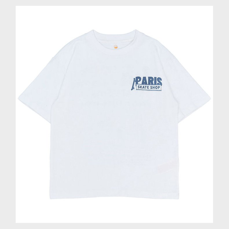 The new T-shirt - TnSeymore - Bright White m. Bl�