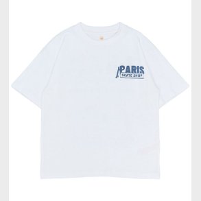 The new T-shirt - TnSeymore - Bright White m. Bl�