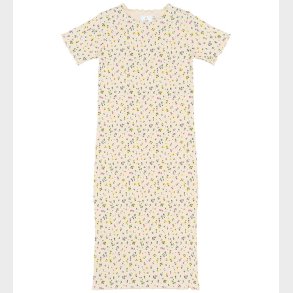 The New Kjole - Rib - TnSummer - Gardenia AOP