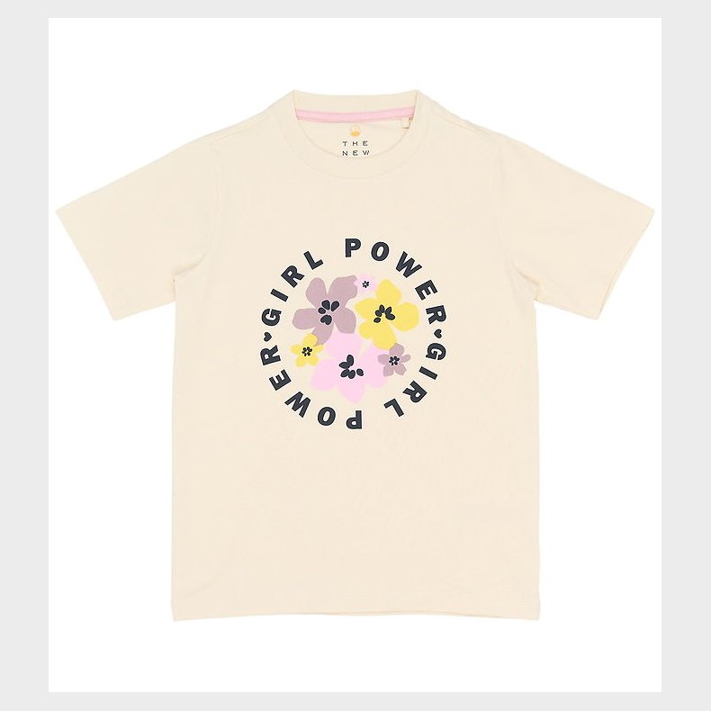 The New T-shirt - TnSamara - Gardenia m. Blomster