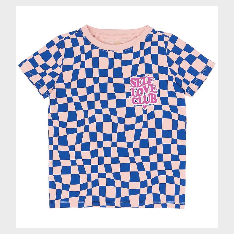 The New T-shirt - TnSisse - Silver Pink/Bl�ternet