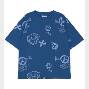 The New T-shirt - TnSpencer - True Blue AOP