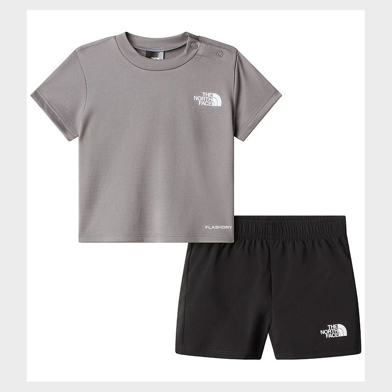 The North Face Shortss�t - Baby - Smoked Pearl/TNF Black