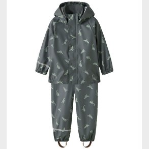 Name It Regnt�j - NmmDry10 - Balsam Green/DINO