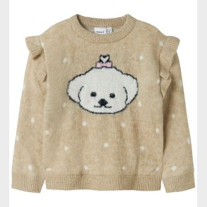 Name It Bluse - NmfNede - Strik - Island Fossil