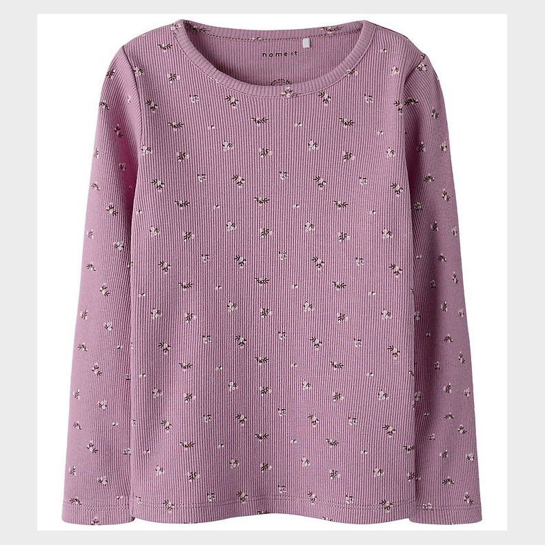 Name It Bluse - NmfPolinne - Rib - Mauve Orchid