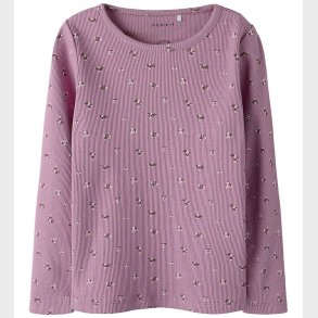 Name It Bluse - NmfPolinne - Rib - Mauve Orchid