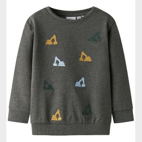 Name It Sweatshirt - NmmSandro - Dark Grey Melange