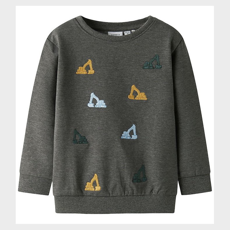 Name It Sweatshirt - NmmSandro - Dark Grey Melange