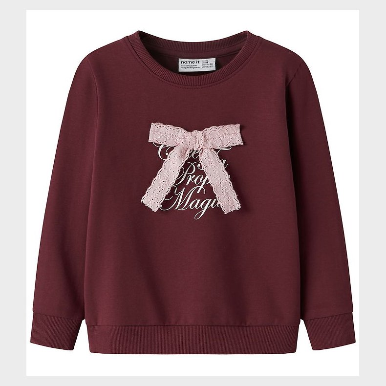Name It Sweatshirt - NmfSetina - Burgundy