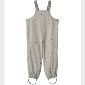 Wheat Regnbukser m. Seler - PU - Charlo - Light Flint Letters