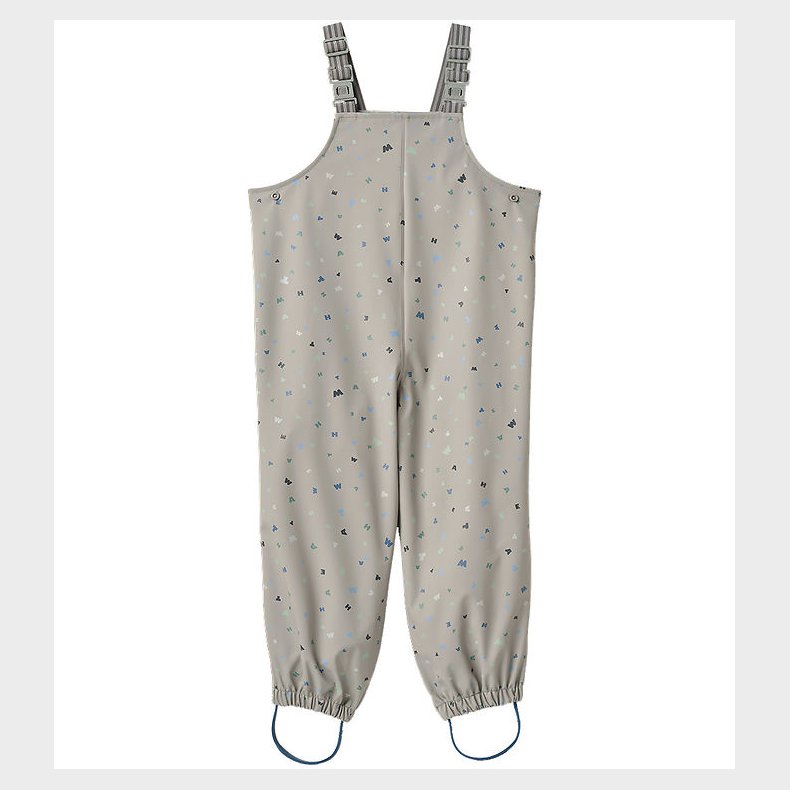 Wheat Regnbukser m. Seler - PU - Charlo - Light Flint Letters