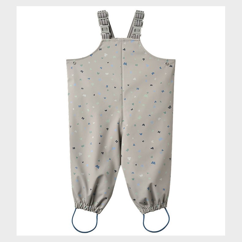 Wheat Regnbukser m. Seler - PU - Charlo - Light Flint Letters