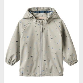 Wheat Regnjakke - PU - Chardy - Light Flint Letters