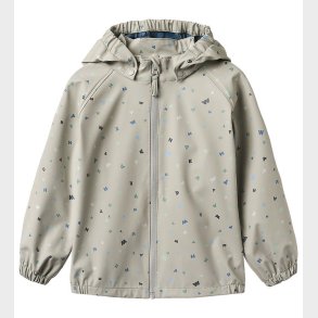 Wheat Regnjakke - PU - Chardy - Light Flint Letters