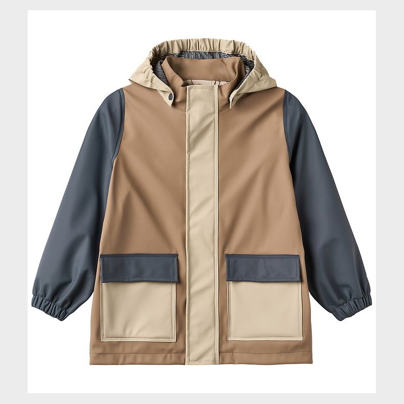 Wheat Regnjakke - PU - Otu - White Pepper