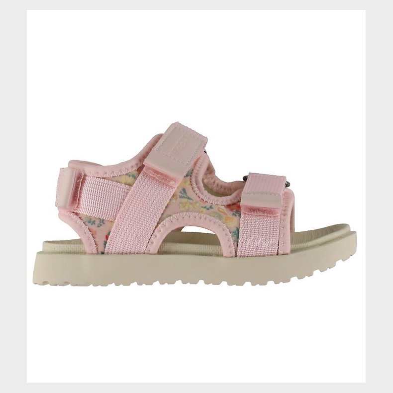 Wheat Sandaler - Sandal Mandy - Powder Flowers And Seashells