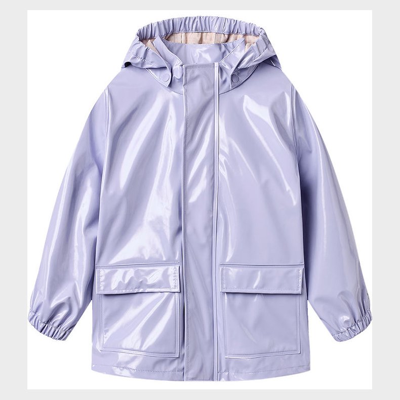 Wheat Regnjakke - PU - Ollo - Lilac Cosmic Sky