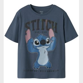 Name It T-shirt - NkmFalk - Stitch - Vintage Indigo