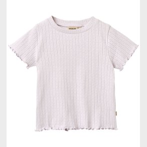 Wheat T-shirt - Rib - Irene - Purple Light