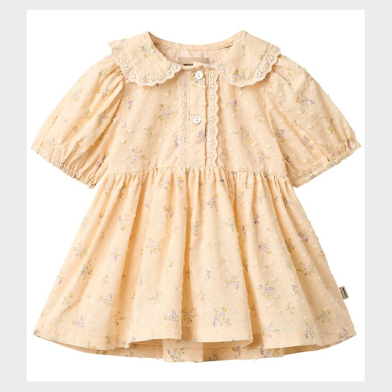 Wheat Kjole - Adele - Barely Apricot Flowers