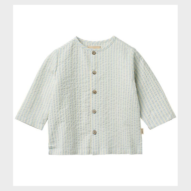 Wheat Skjorte - Musselin - Shelby - Summer Sky Stripe
