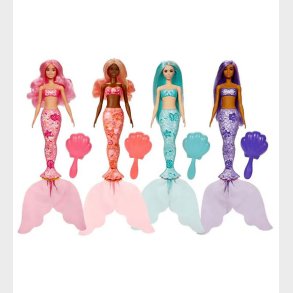 Barbie Dukke - 30 cm - Color Reveal Mermaid Treasures - Assorter