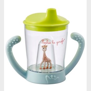 Sophie la Girafe Kop m. H�ndtag/Tud - Transparent/Gr�n m. Sophie