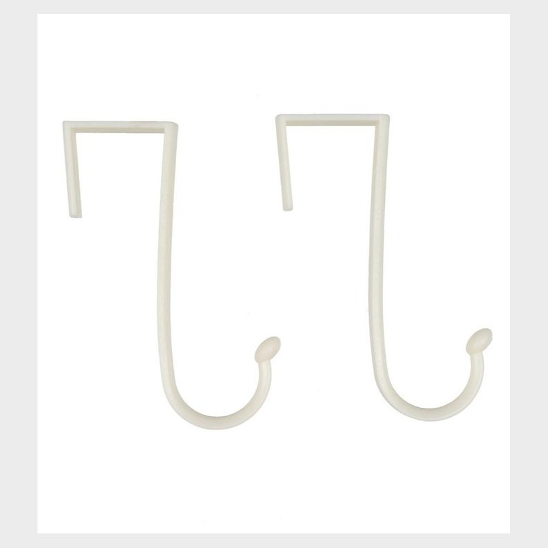 3 Sprouts Kroge Til Vgophng m. Lommer - 2 stk - Hvid