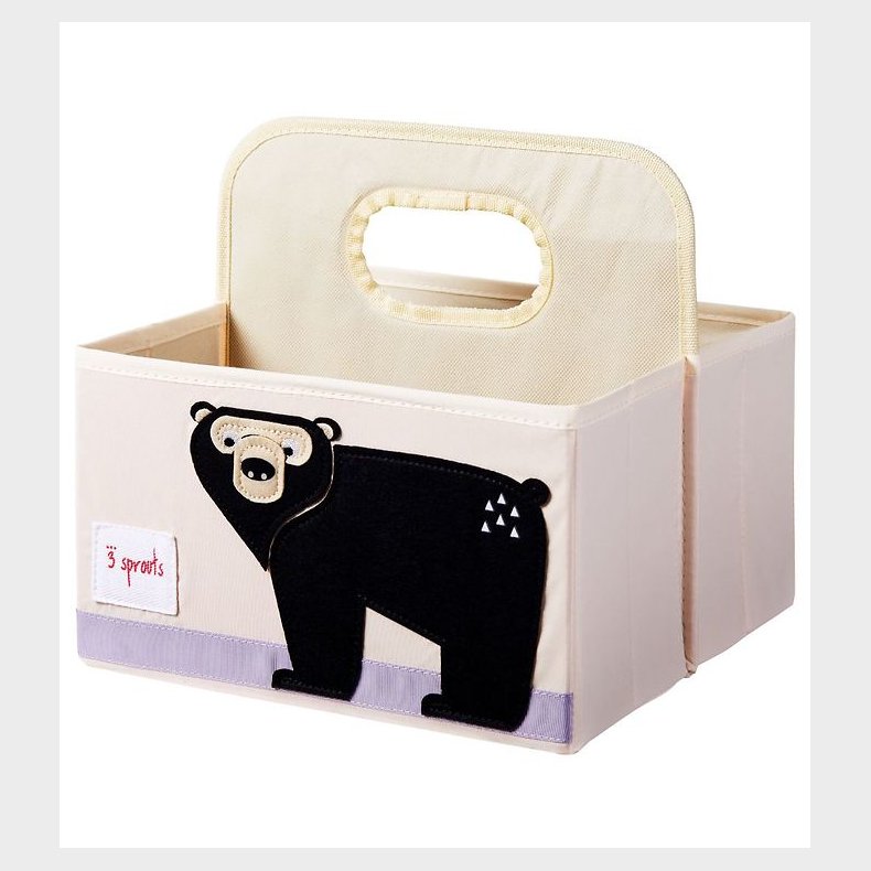 3 Sprouts Opbevaringskurv m. Hank - 25x28x26 - Bjrn