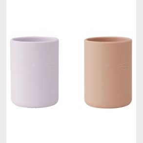 Liewood Kopper - 2-pak - Silikone - Ethan - Kat - Light Lavender