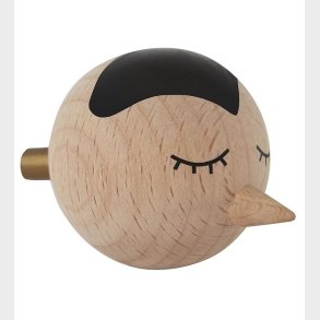 OYOY Knage - 4x4x4 cm - Mini - Penguin - Natur