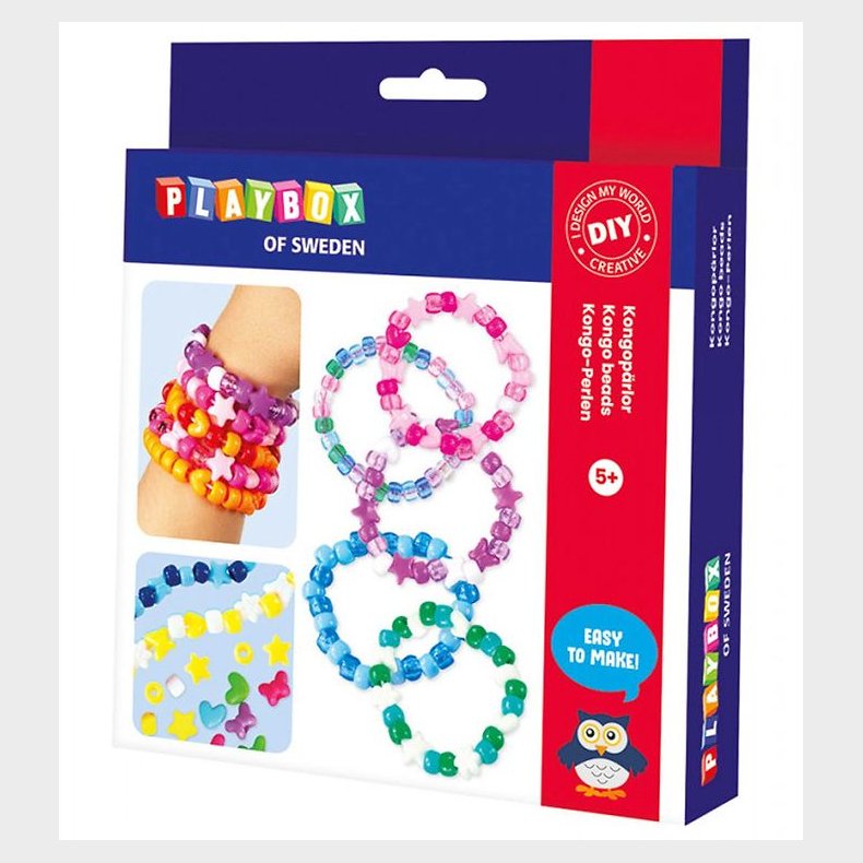 Playbox Perles�t - 400 stk. - Kongo Beads
