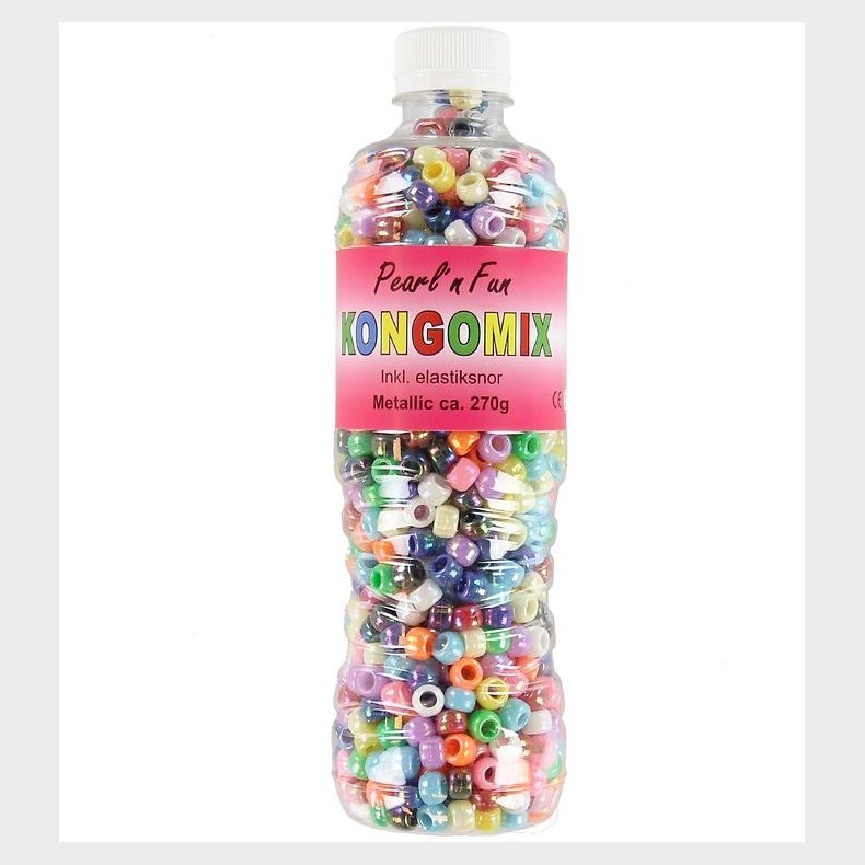 Pearl'n Fun Perler - Kongo - 270 gram - Metallic