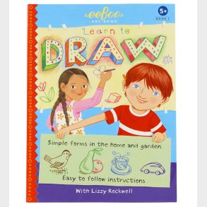 Eeboo Bog - L�r At Tegne - Simple Former - Engelsk