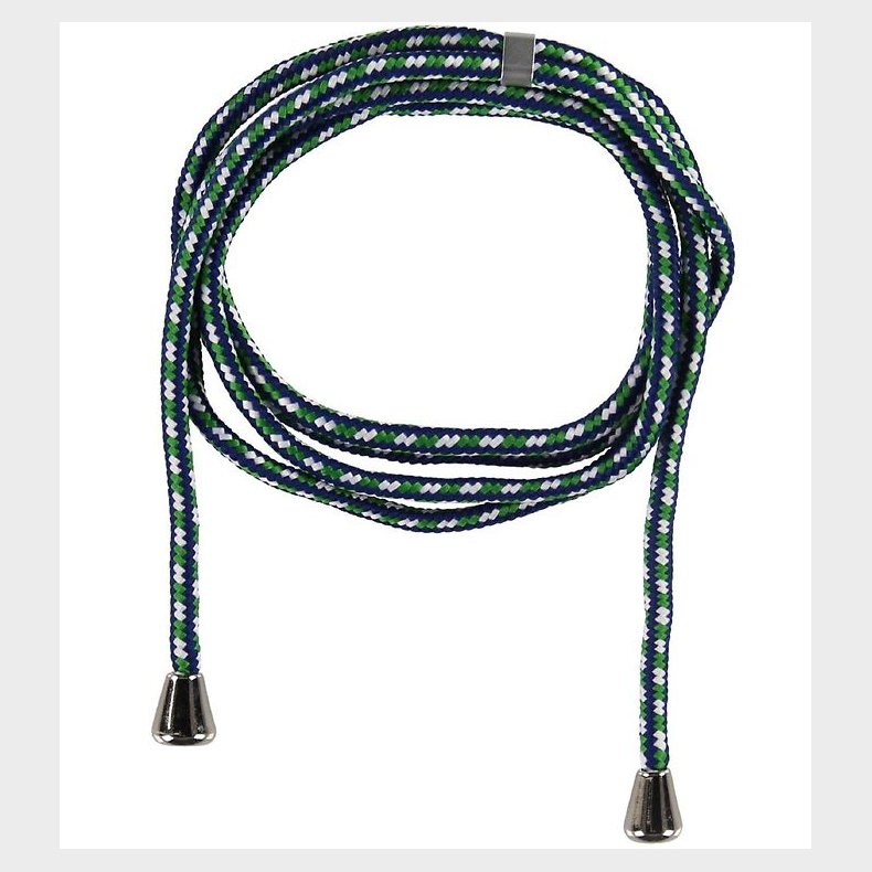 By Str Ekstra Snor - Iphone Necklace - Navy/Grn/Hvid