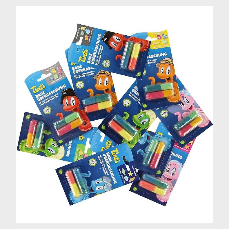 Tinti Badesvampe - 4 stk - Assorteret
