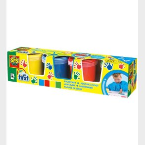 SES Creative Fingermaling - Min F�rste S�t - 4 farver