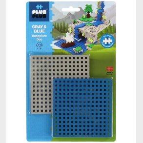 Plus-Plus Baseplate Duo - Bl�/Gr�